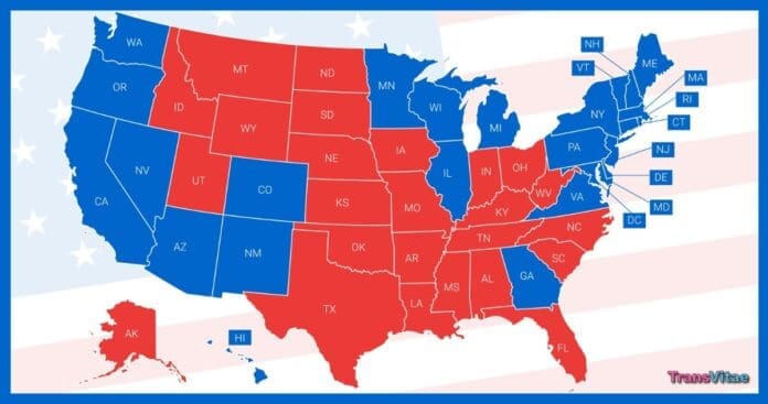 transgender red blue